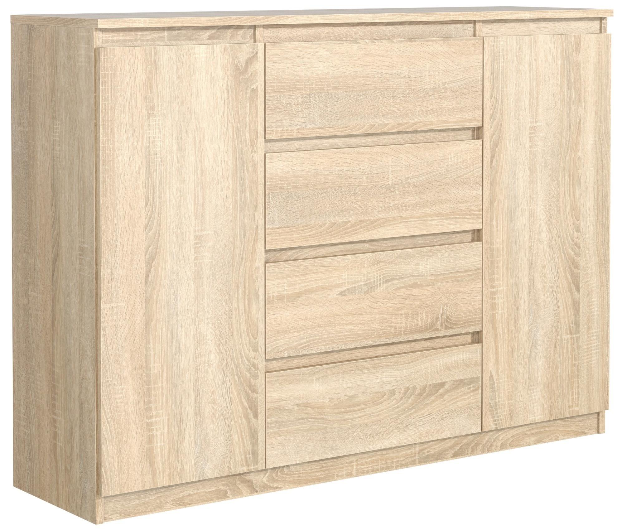 KOMMODE Sonoma 120/102/39 - Sonoma Eiche, Holzwerkstoff (120/102/39cm) - RAUMHIRSCH FURNITURE