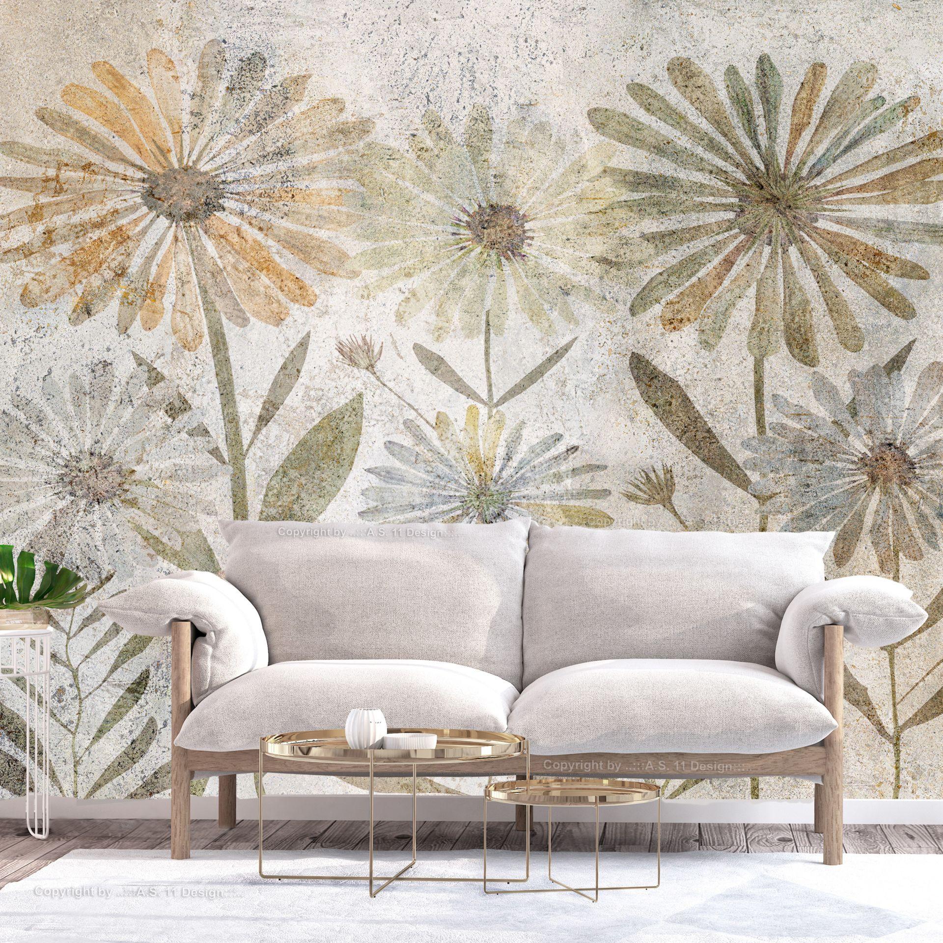 SELBSTKLEBENDE FOTOTAPETE 392/280 cm - Braun/Grau, Kunststoff/Textil (392/1cm) - KUNSTLOFT