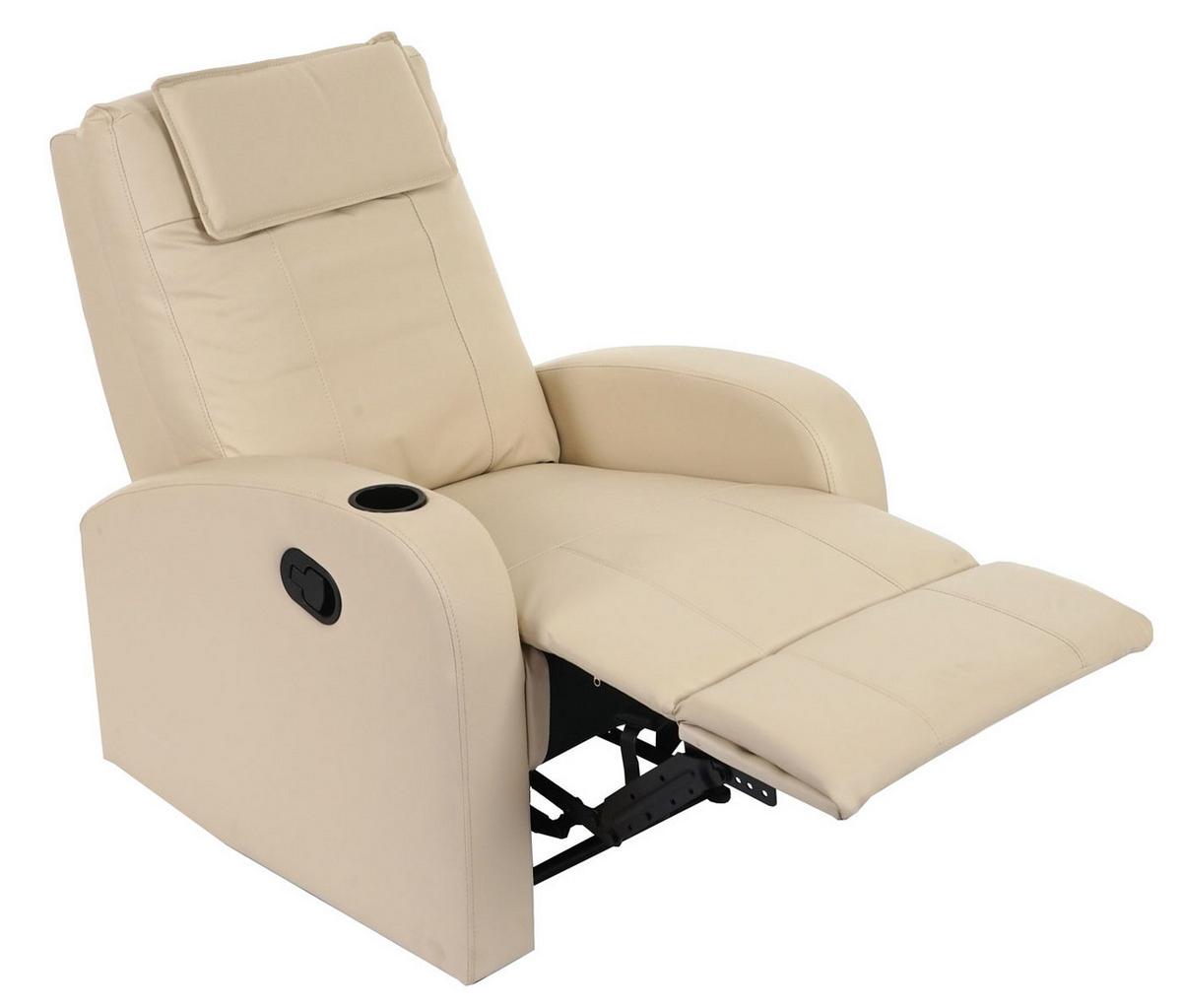 RELAXSESSEL Beige - Beige, Textil (76/99/96cm) - MCW