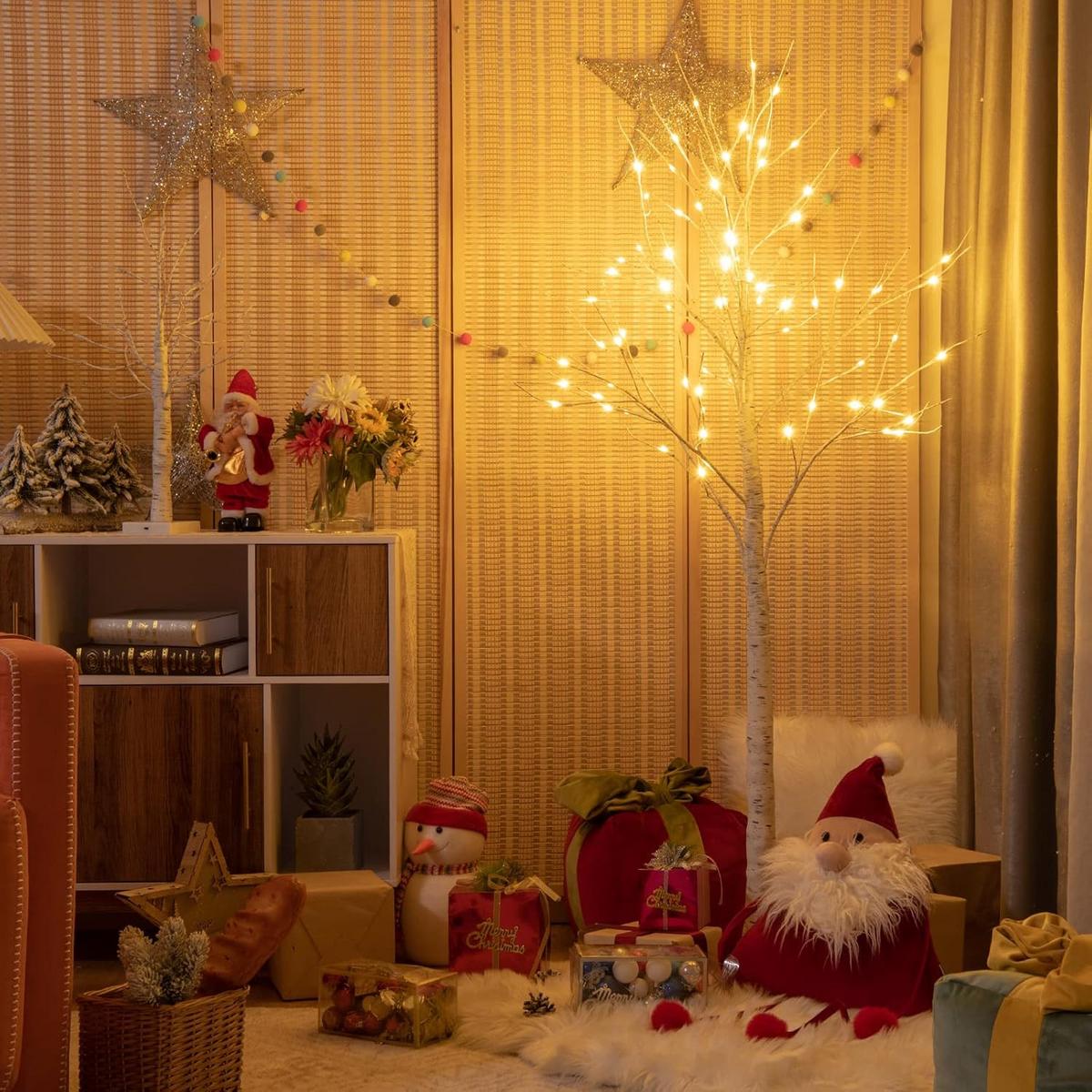 WEIHNACHTSBAUM Künstlicher Weiß - Weiß, Kunststoff (150cm) - COSTWAY
