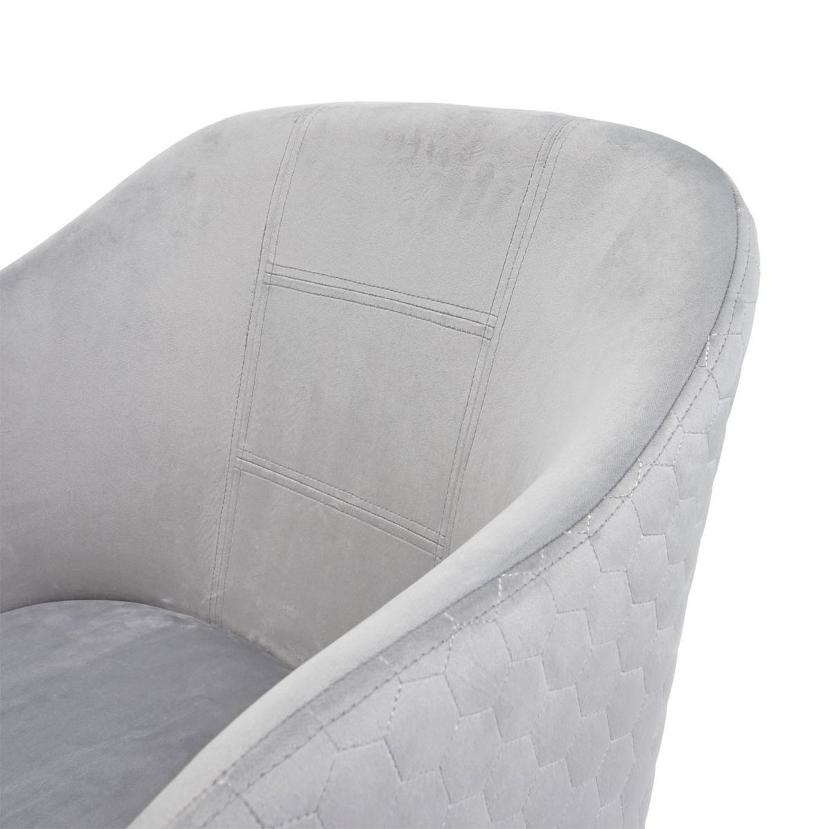 ESSZIMMERSTUHL Hellgrau 2er-Set - Hellgrau, Textil (53/78/60cm) - MCW