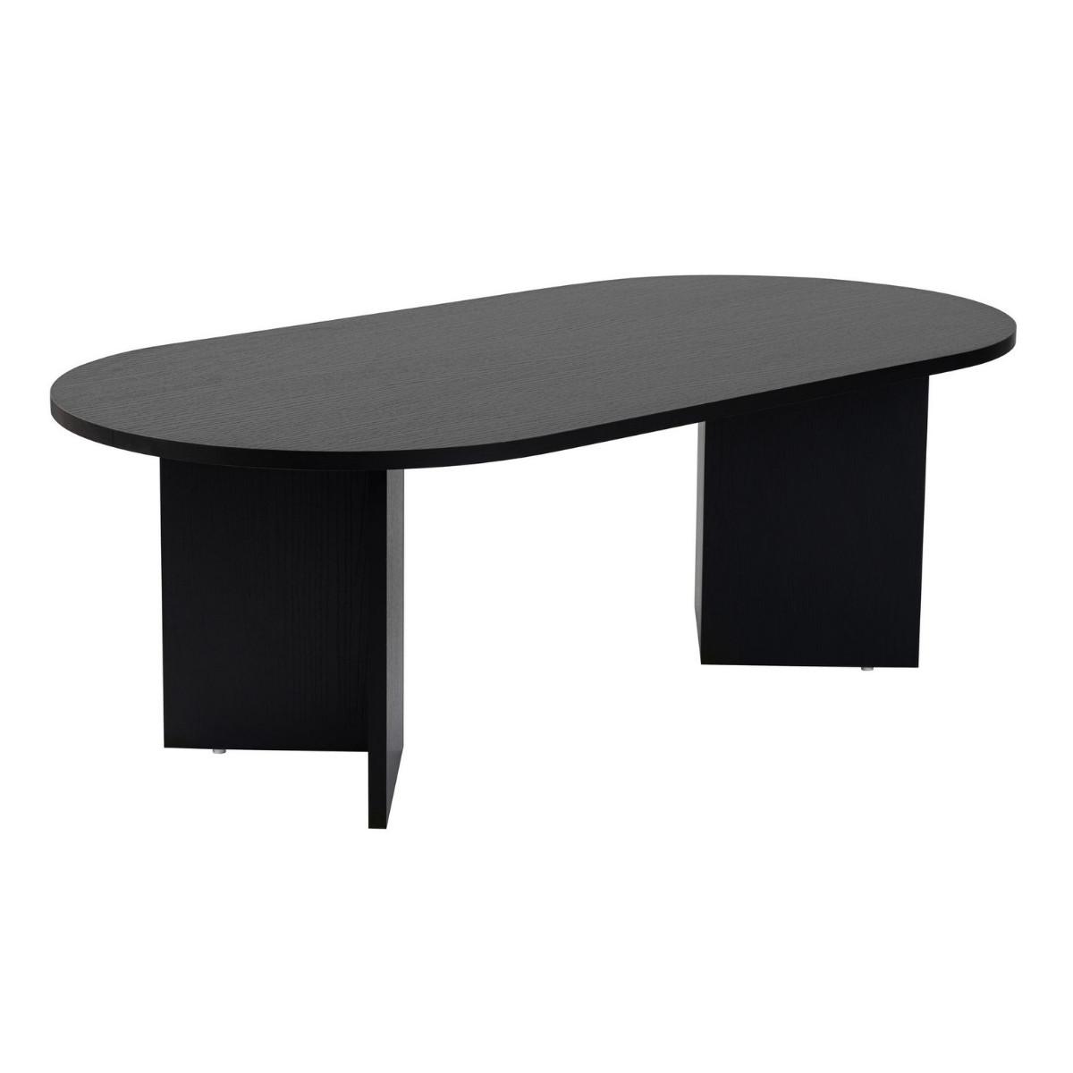 COUCHTISCH - iris 119/60/39,8 cm - Schwarz, Holzwerkstoff (119/60/39.8cm) - Calicosy