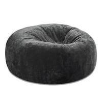 SITZSACK XXL Dunkelgrau Memory-Effekt & Waschbarer Bezug - Dunkelgrau, Textil (130/60/120cm) - Urban Meuble