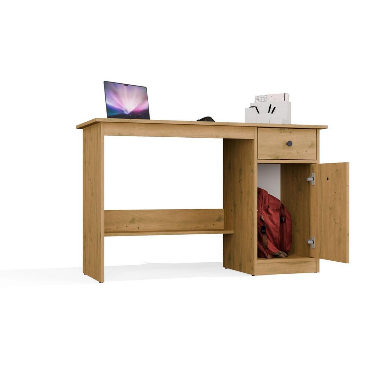 SCHREIBTISCH Artisan Eiche 120/75/45 - Eiche Artisan, Holzwerkstoff (90/50/75cm) - RAUMHIRSCH FURNITURE