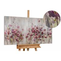 ACRYLBILD HANDGEMALT 120/60 cm - Pink, Holz/Textil (120/60cm) - KUNSTLOFT