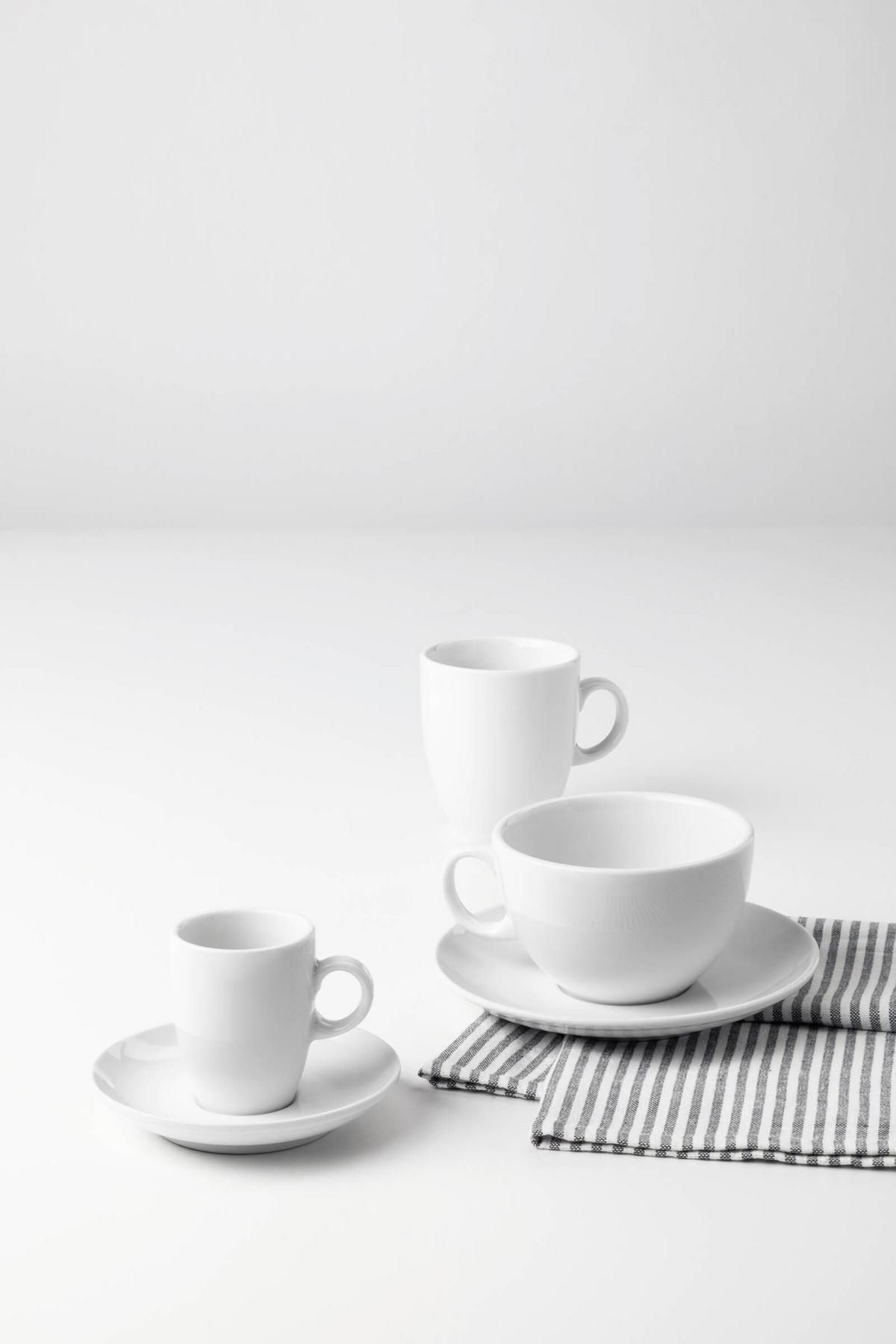 ESPRESSOTASSE MIT UNTERTASSE VIP. weiß 90 ml - Weiß, Keramik (0.09L) - Seltmann Weiden