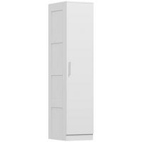 KLEIDERSCHRANK Spanplatte Weiß - Weiß, Holzwerkstoff (40/180/52cm) - HOMCOM