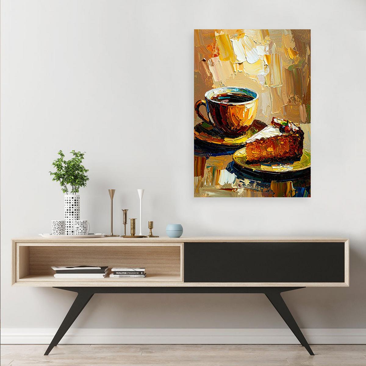 LEINWANDBILD Essen & Trinken 20x30cm - Braun, Textil (20/30cm) - Feeby
