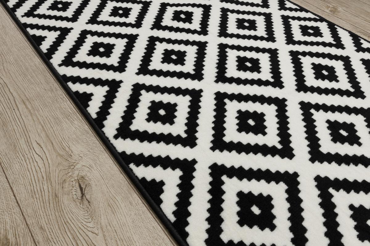 LÄUFER BCF MORAD 70/420 cm - Schwarz, Textil (70/420cm) - rugsX