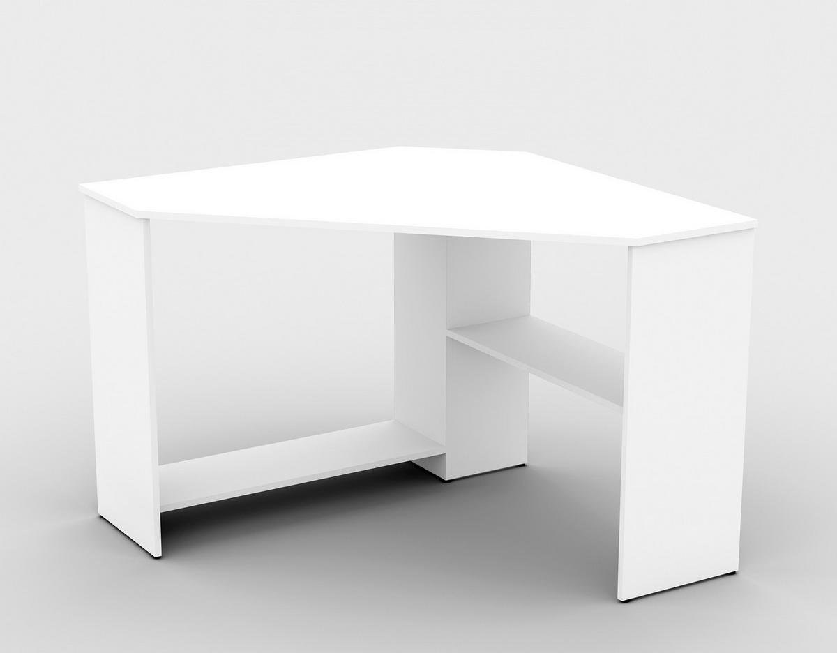 SCHREIBTISCH SPAZIO 80x80x73 cm Bürotisch Computertisch, Weiß - Weiß, Holzwerkstoff (80/80/73cm) - MASSENO