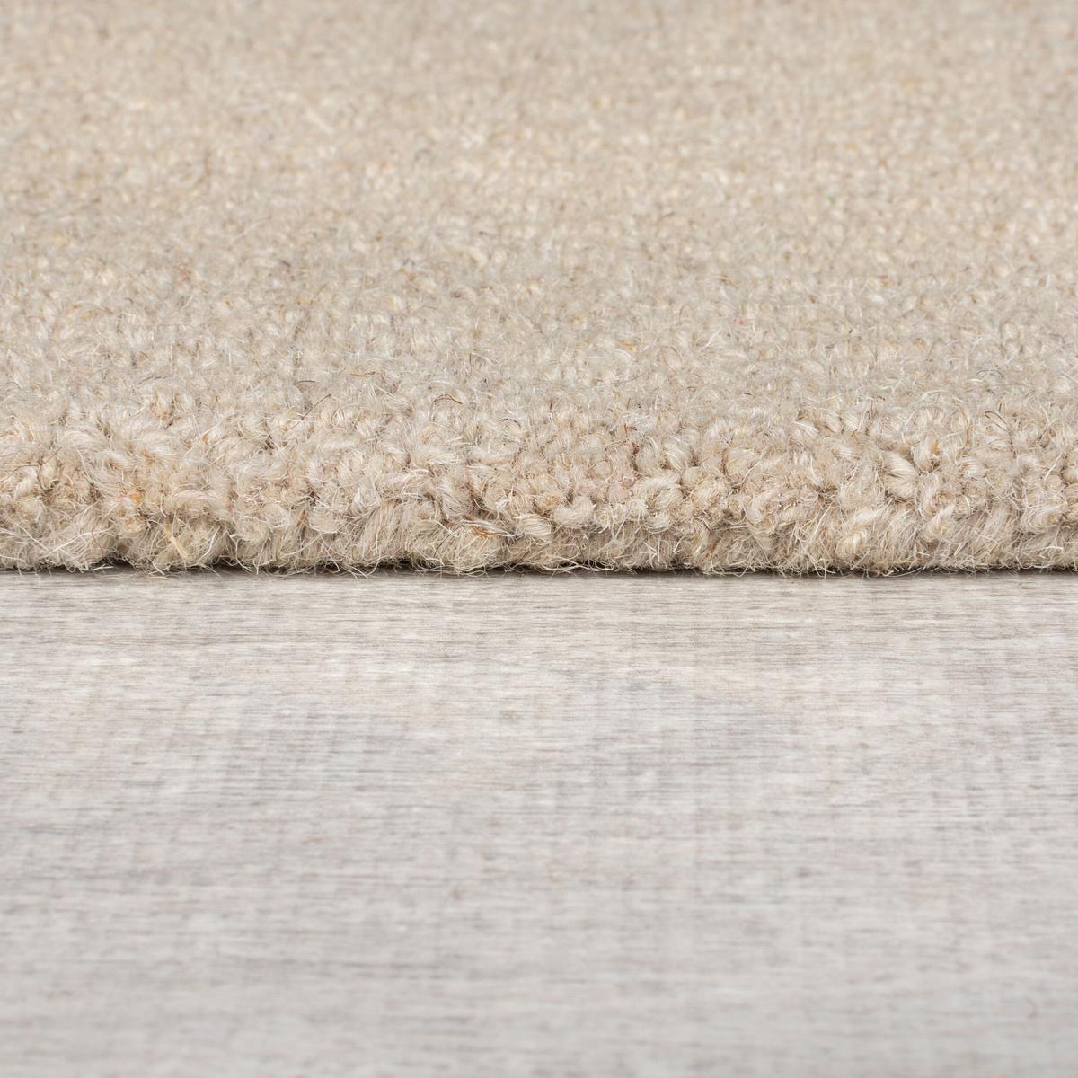 WOLLTEPPICH AIRE, abstrakt, aus Wolle, Grün, 200 x 290 cm - Grün, Textil (290/200cm) - KADIMA DESIGN