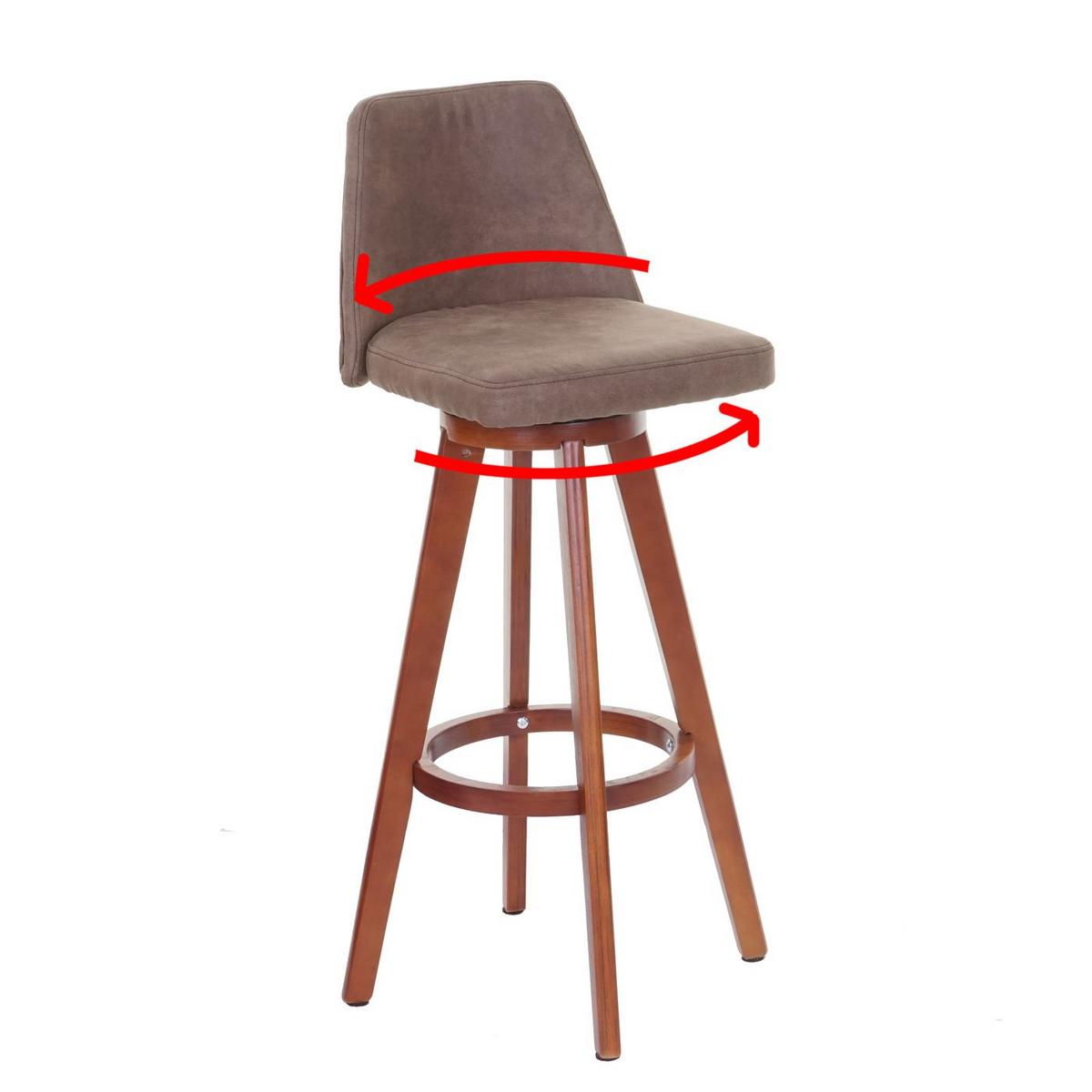 BARHOCKER Braun - Braun, Holz (48/97/48cm) - MCW