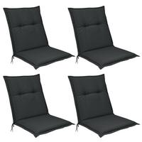NIEDERLEHNERAUFLAGE Flair NL 100/50/8cm Graphitgrau (4tlg) - Graphitfarben, Textil (50/6/100cm) - Beautissu 