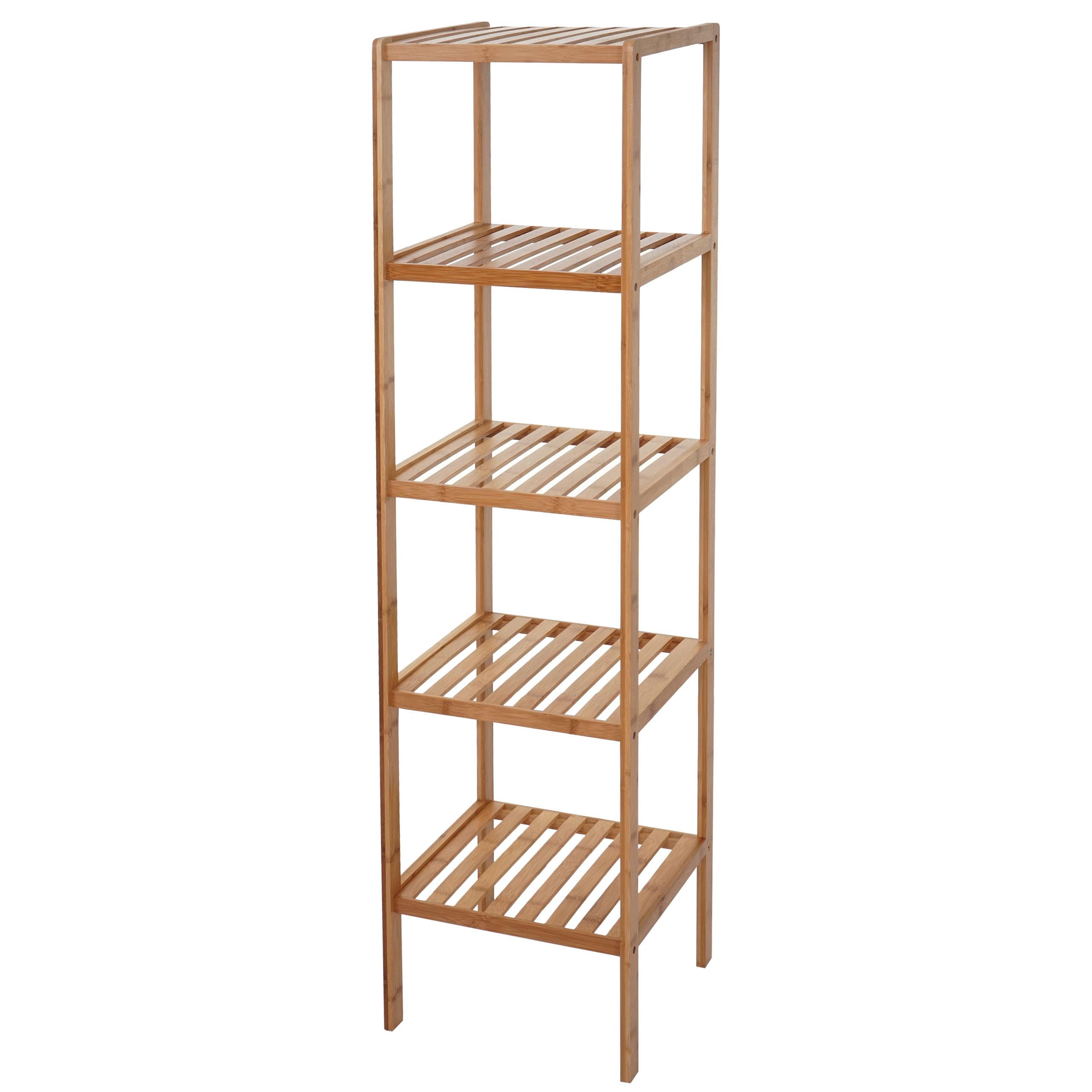 BADREGAL Braun - Braun, Holz (34/140/33cm) - MCW