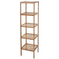 BADREGAL Braun - Braun, Holz (34/140/33cm) - MCW