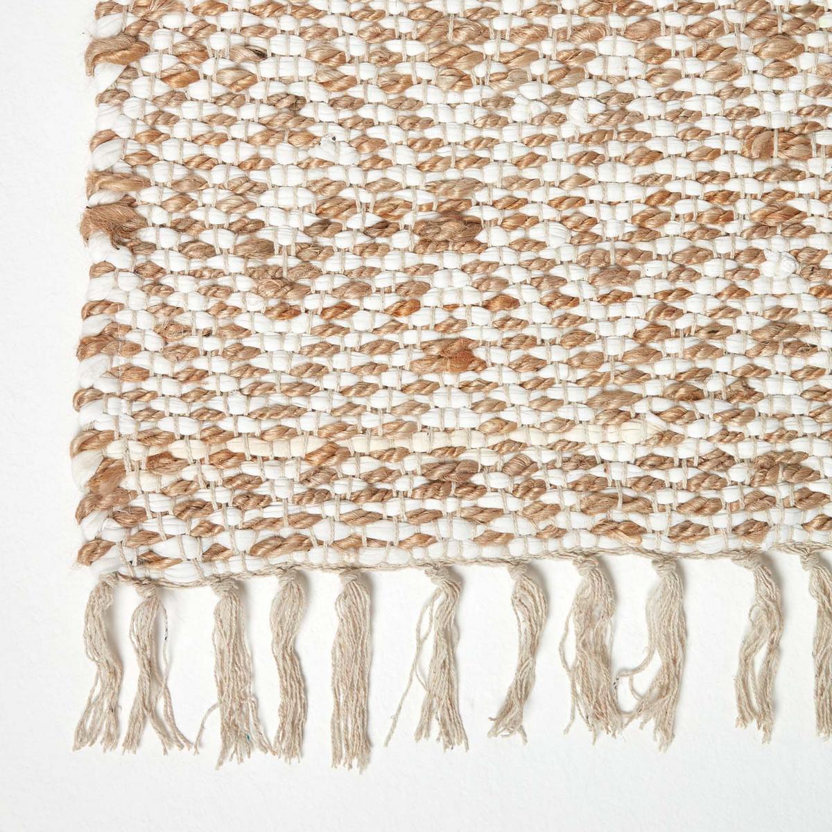 TEPPICHLÄUFER Sierra geometrisch gemustert 66/200 cm - Naturfarben, Textil (66/200cm) - Homescapes