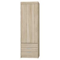 KLEIDERSCHRANK Storicos Sonoma Eiche 59,9/190,5/53 cm - 1T3S Modern mit Schubladen - Sonoma Eiche, Holzwerkstoff/Kunststoff (59.9/190.5/53cm) - AX Living