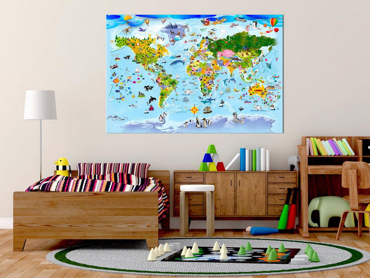 KUNSTDRUCK Bunt 90/60 cm - Multicolor, Textil (90/60cm) - KUNSTLOFT