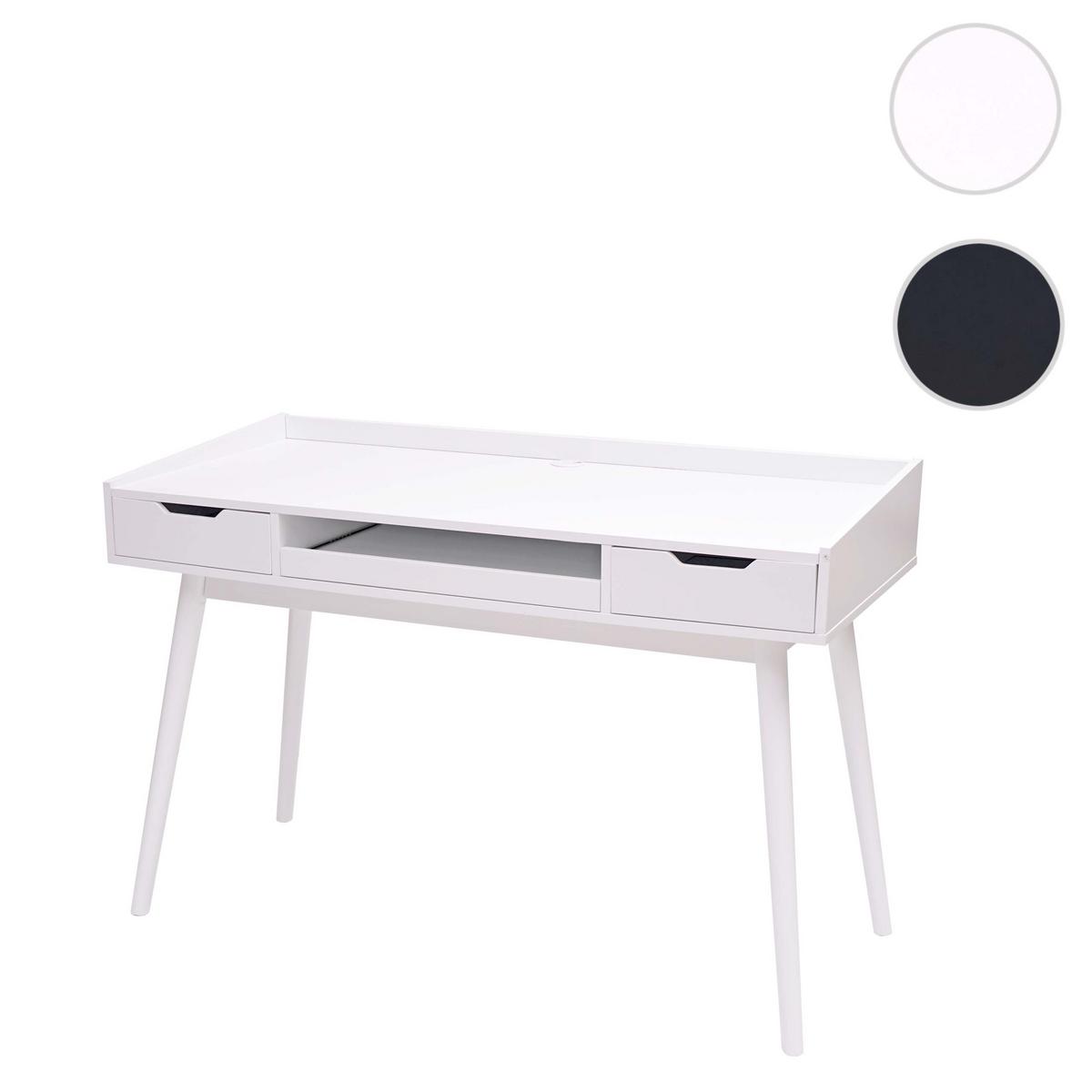 SCHREIBTISCH A70B rechteck Weiß - Weiß, Holzwerkstoff (55/120/80cm) - MCW