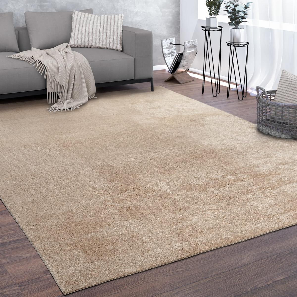 KURZFLORTEPPICH, einfarbig, Beige, 200 x 280 cm - Beige, Textil (280/200cm) - KADIMA DESIGN
