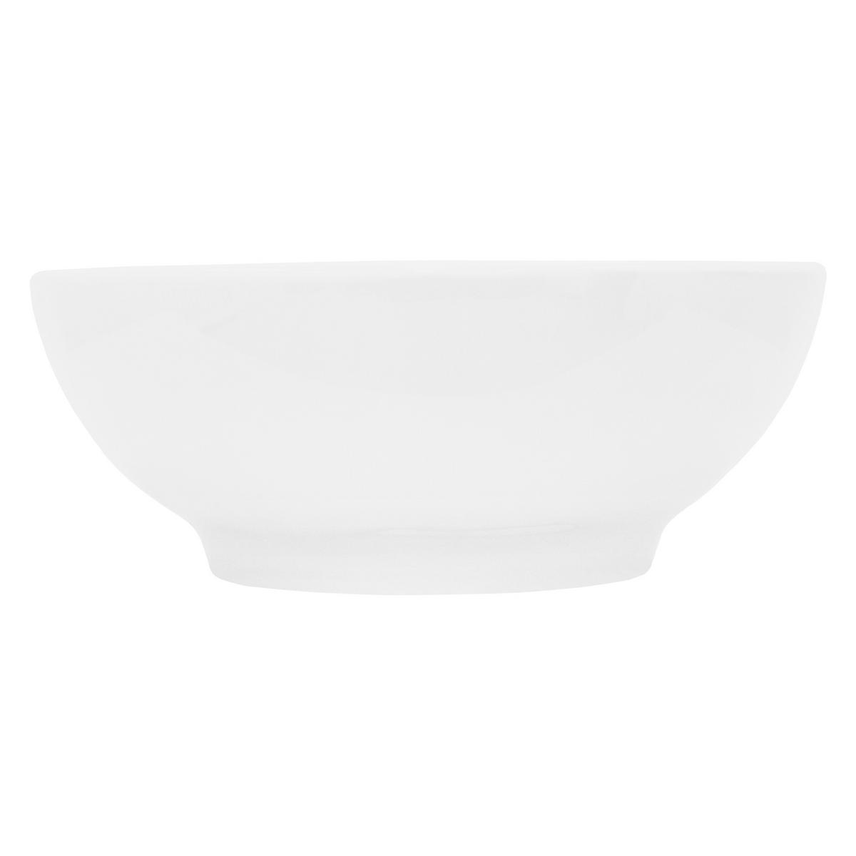 WASCHBECKEN Ø 455 x 185 mm rund aus Keramik in Weiß - Weiß, Keramik (45.5/18.5/45.5cm) - ECD-Germany