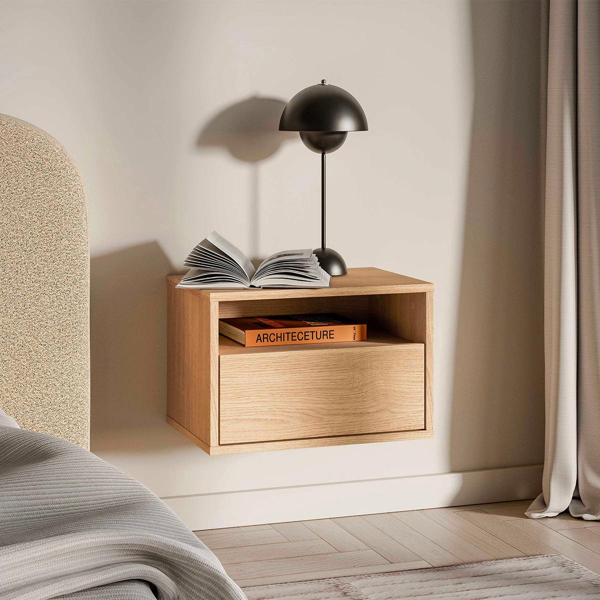 NACHTTISCH Nila Holz - Braun, Holzwerkstoff (45/30/33cm) - Petits-meubles