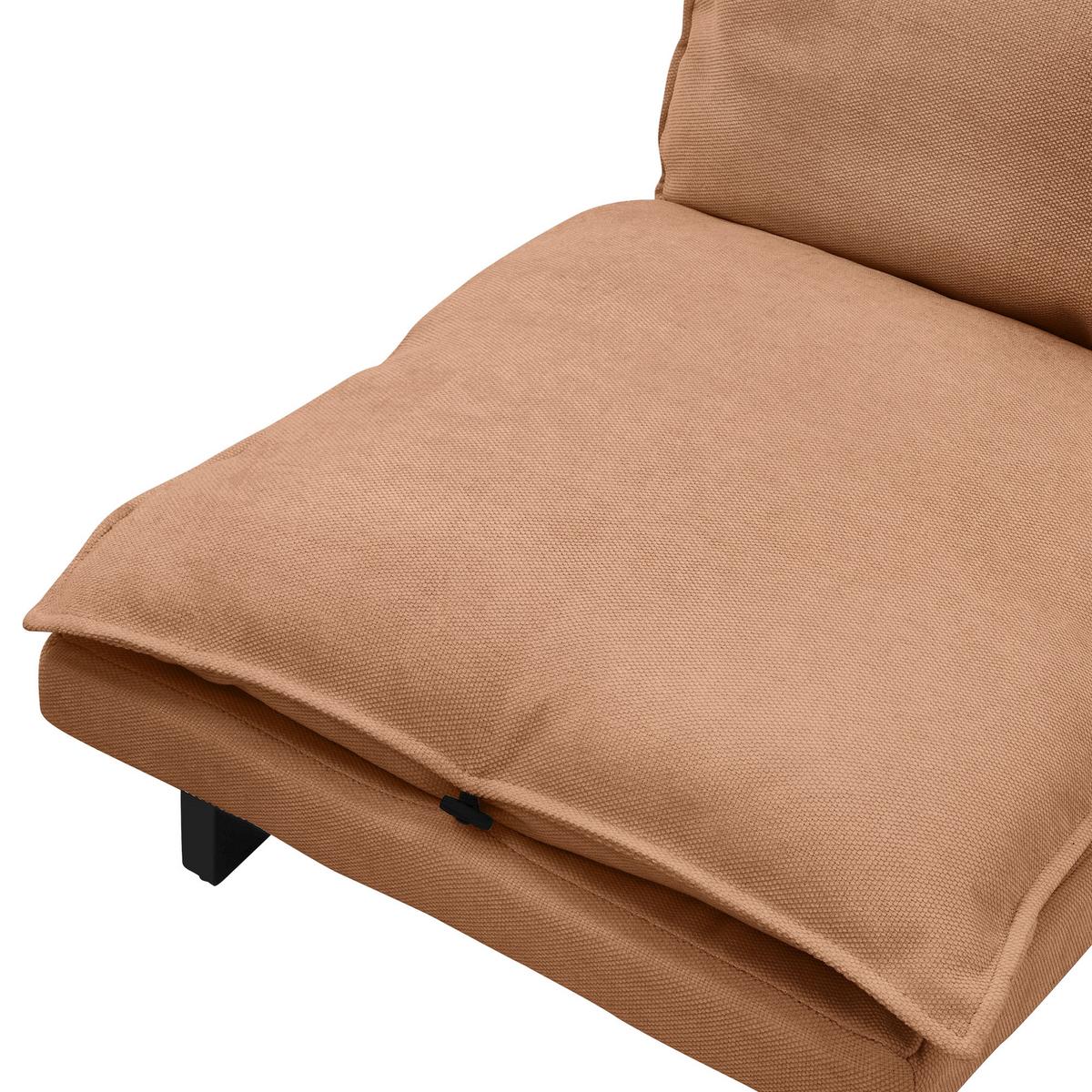BODENSTUHL Braun - Schwarz/Braun, Textil/Metall (59/73.5/96cm) - ML-DESIGN