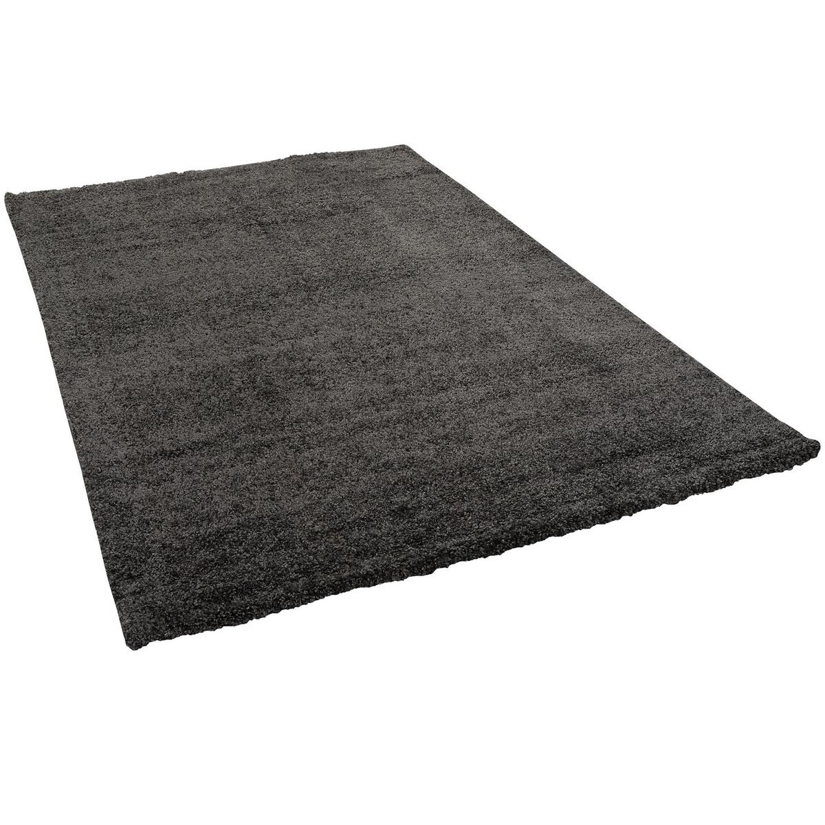 HOCHFLOR LANGFLOR TEPPICH ALOHA - Anthrazit, Textil (140/200cm) - Pergamon