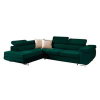 ECKSOFA Wilson 4 Sitzplätze Tannengrün - Grün, Textil (271/201cm) - Petits-meubles