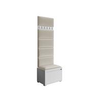 GARDEROBEN-SET Grawis 60 IV - Beige/Silberfarben, Holzwerkstoff/Kunststoff (64.5/45/34cm) - MIRJAN24