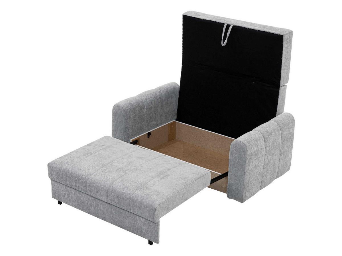 SCHLAFSOFA Viva Moon II - Hellbraun/Schwarz, Holz/Metall (148/85/98cm) - MIRJAN24