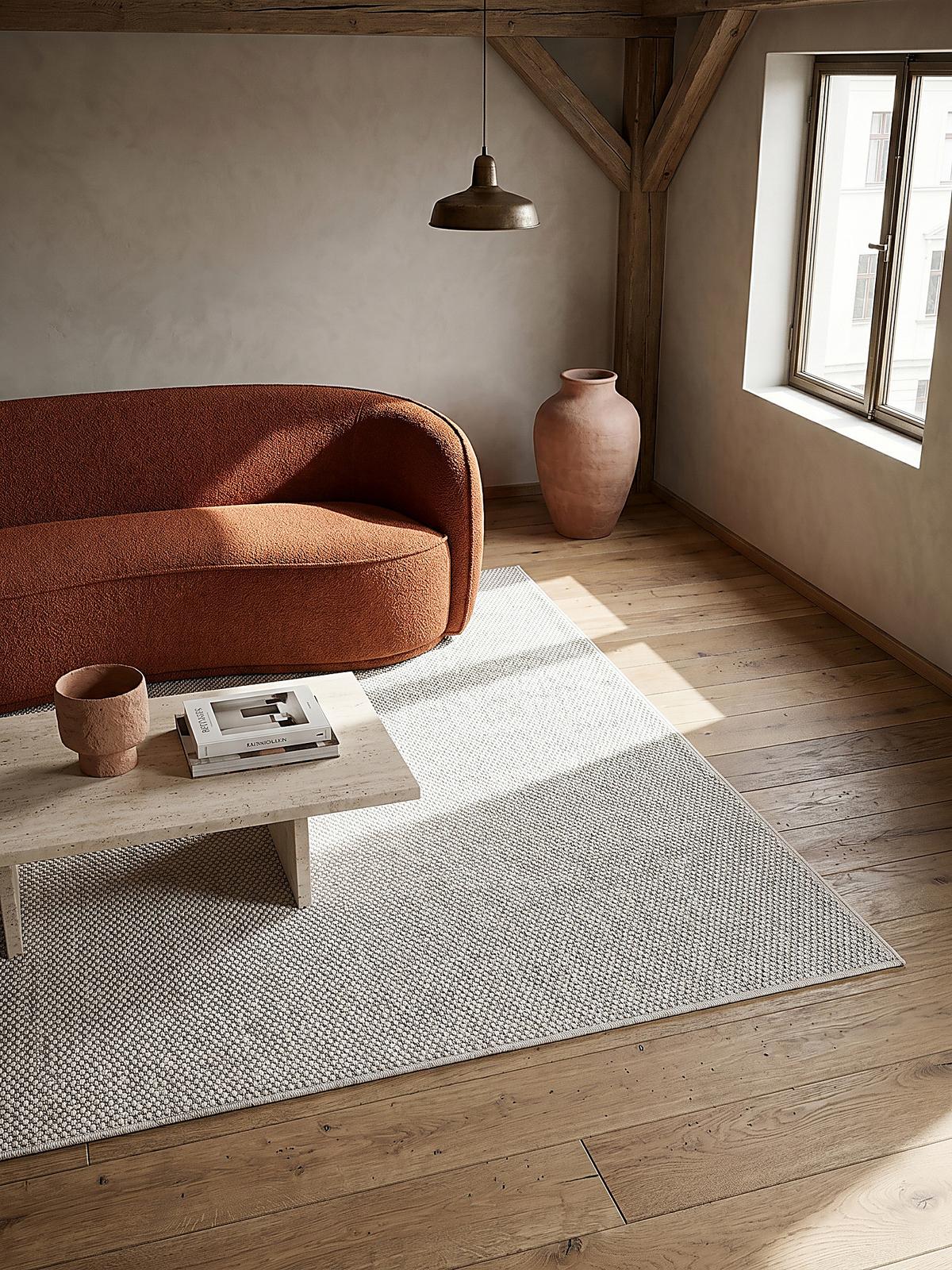 KURZFLORTEPPICH Uni STURA Polypropylen Creme 200 x 280 cm - Beige, Textil (200/280cm) - KADIMA DESIGN