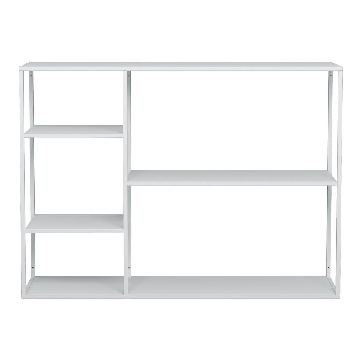 STANDREGAL Isojoki - Weiß, Metall (120/87.5/35cm) - [en.casa]