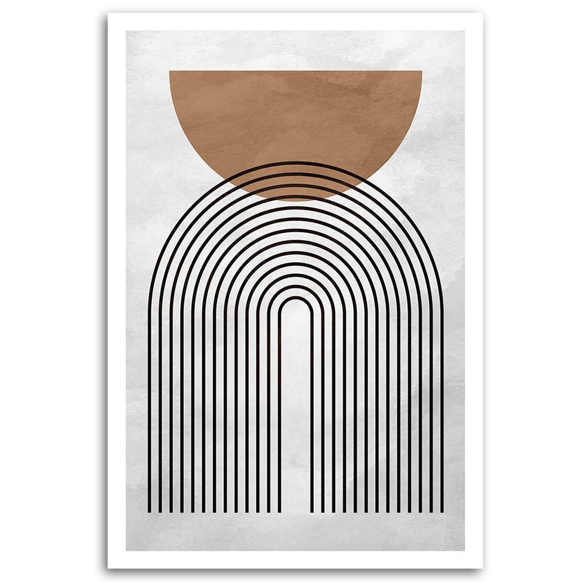 KUNSTDRUCK Grau 60/90 cm - Grau, Textil (60/90cm) - KUNSTLOFT