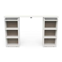 KOPFTEIL UND LATTENROSTSCHUTZ clyde weiss - Eschefarben, Holzwerkstoff (21.6/87.7/44.9cm) - Calicosy