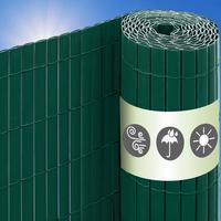 SICHTSCHUTZZAUN Balkon 100/600 cm PVC - Grün, Kunststoff (0.9/100cm) - urfence