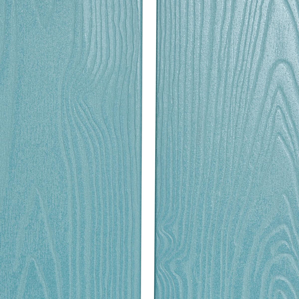 GARTENBANK Adirondack 125 cm Hellblau - Blau, Kunststoff (125/91/73cm) - Beliani
