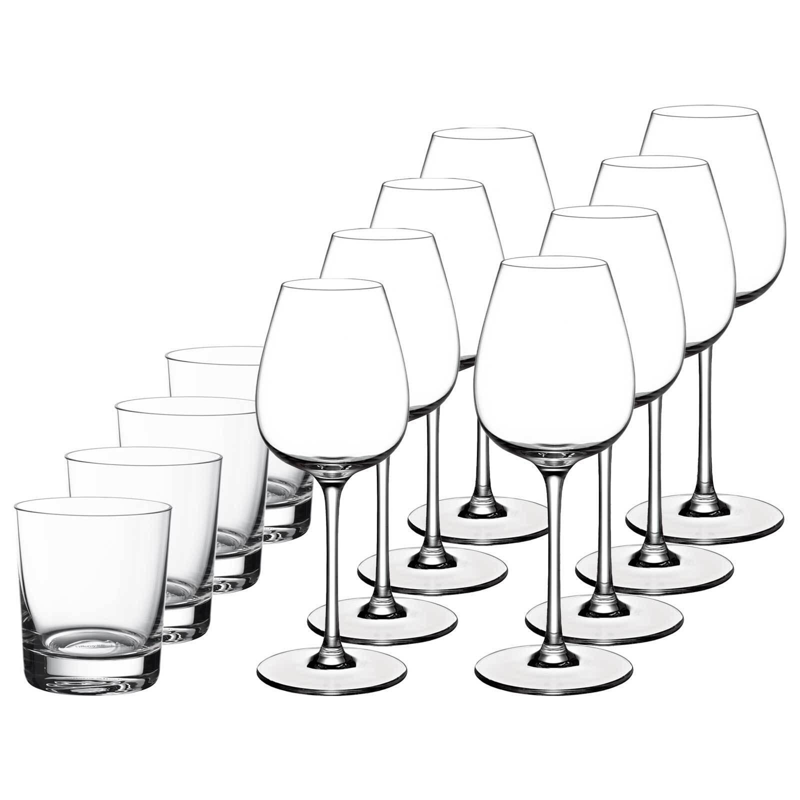 GLÄSER-SET Purismo Wine transparent 12-tlg. - Transparent, Glas - Villeroy & Boch