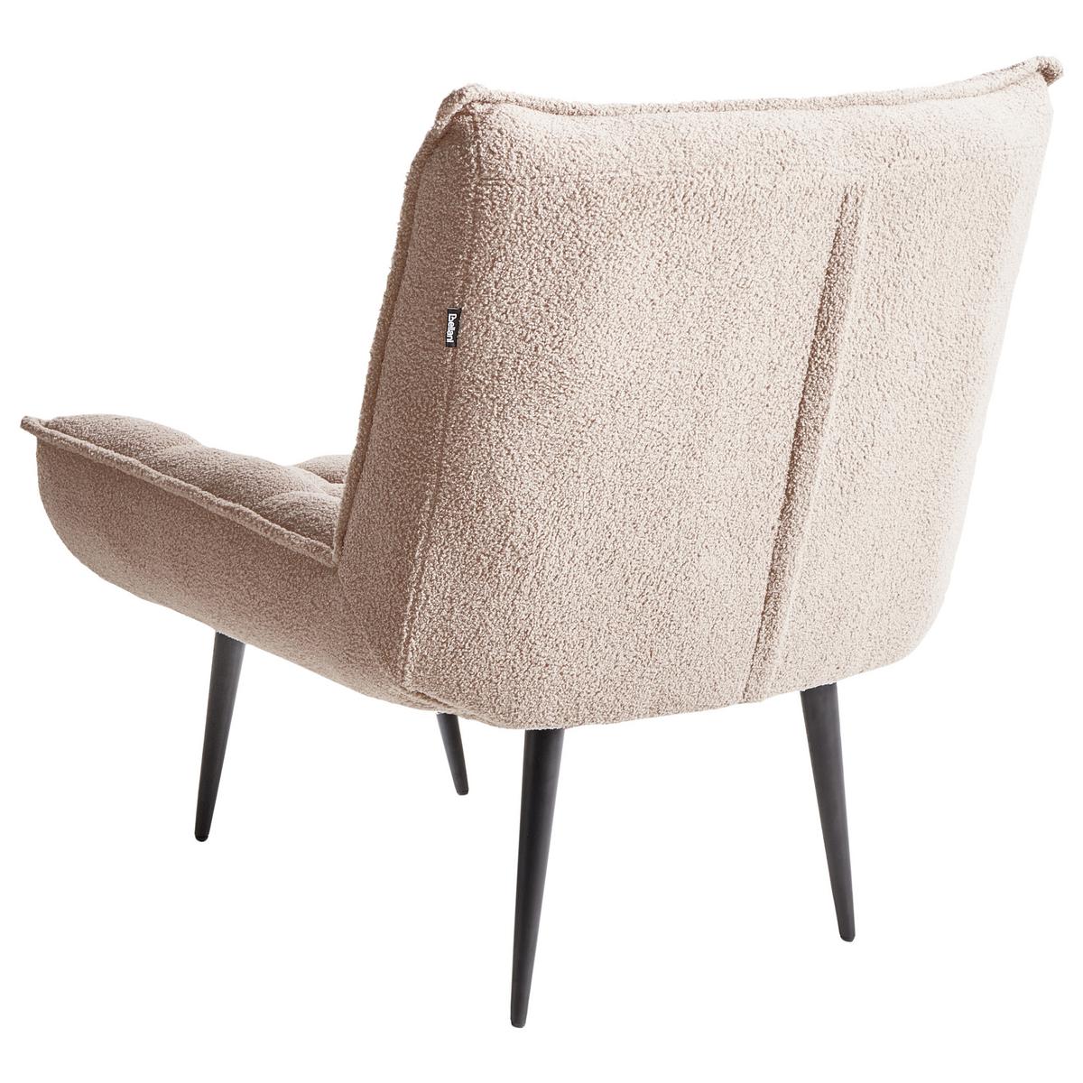 SESSEL Bouclé Beige Alvesta - Beige, Textil (73/92/79cm) - Beliani