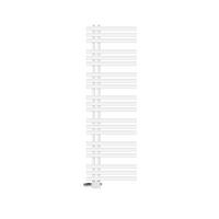 BADHEIZKÖRPER Iron EM 500x1600 mm Weiß mit Ventil Universal - Weiß, Metall (50/160/3cm) - LuxeBath