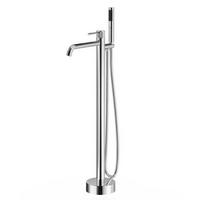 BADEWANNENARMATUR Ural freistehend Chrom - Chromfarben, Metall (16/99/24cm) - Badplaats