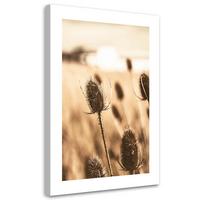 KUNSTDRUCK Beige 80/120 cm - Beige, Textil (80/120cm) - KUNSTLOFT
