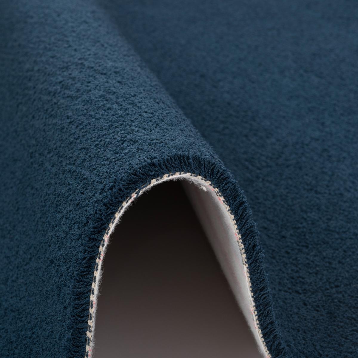 LUXUS HOCHFLOR SHAGGY TEPPICH VELVET - Dunkelblau, Textil (80/240cm) - Snapstyle