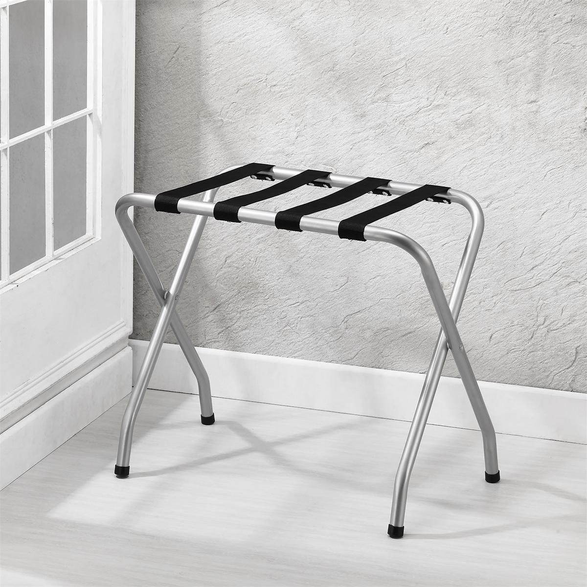KOFFERSTÄNDER LUGGAGE grau - Grau, Metall (67/54/40cm) - IDIMEX