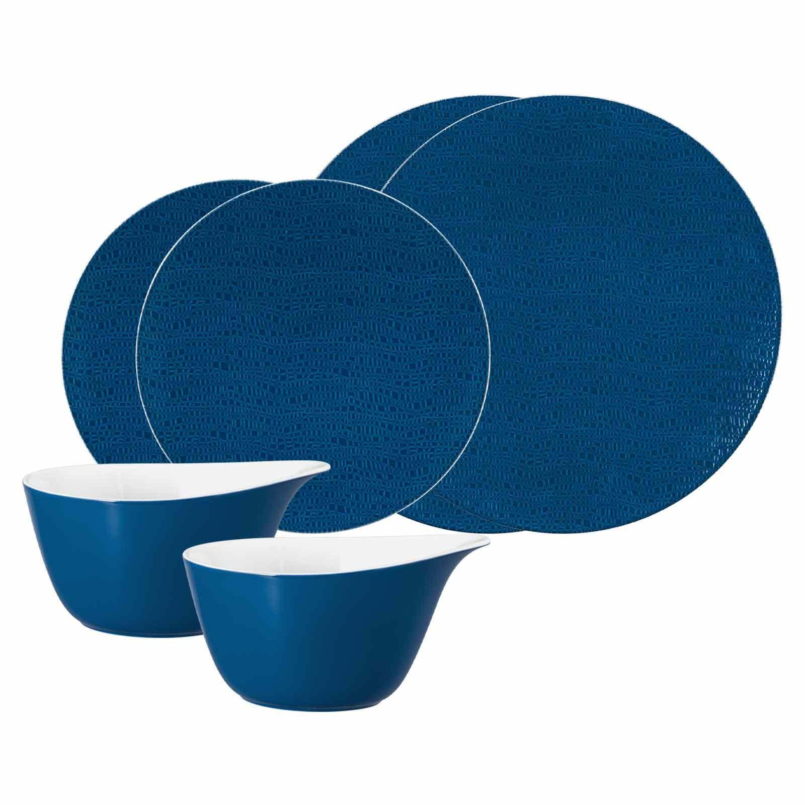 BASIC-SET Life Fashion Classic Blue 6-tlg. - Blau, Keramik (2/2/2cm) - Seltmann Weiden