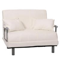 SCHLAFSESSEL Cremeweiß - Weiß, Textil (105/80/190cm) - MCW