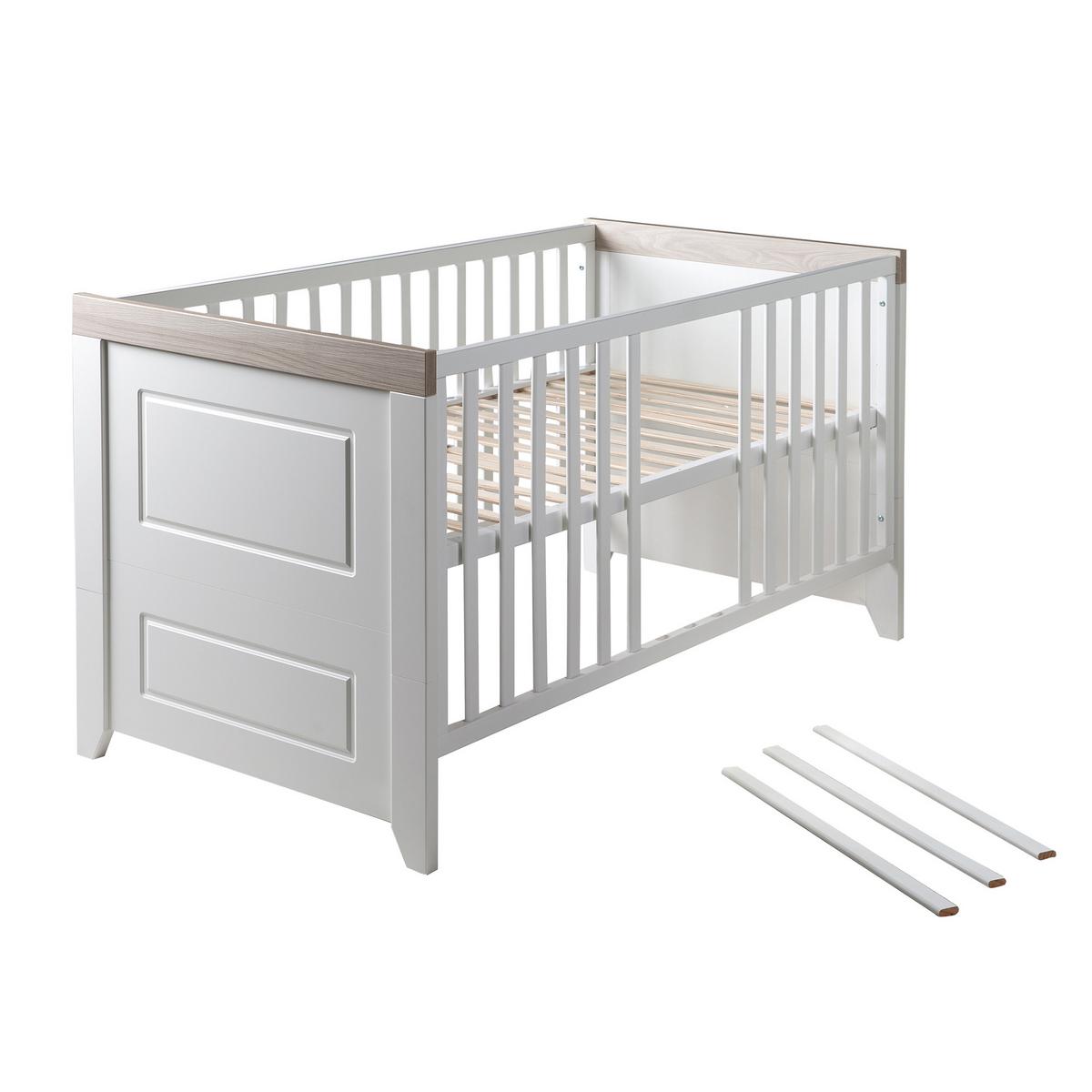 BABYZIMMER-SET Felicia 2-teilig - Weiß, Holzwerkstoff (76/82/144cm) - Roba