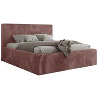 POLSTERBETT TILIANO CLASSIC 200/200 - Rosa Cord - ohne Matratze - Rosa, Textil (200/200cm) - MKS