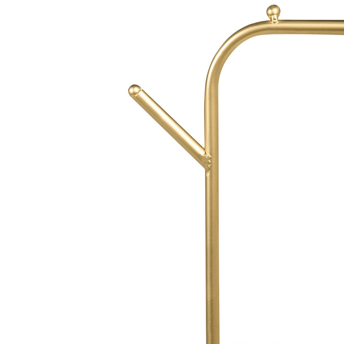 GARDEROBENSTÄNDER Gold Eureka - Goldfarben, Metall (48/171/30cm) - Beliani