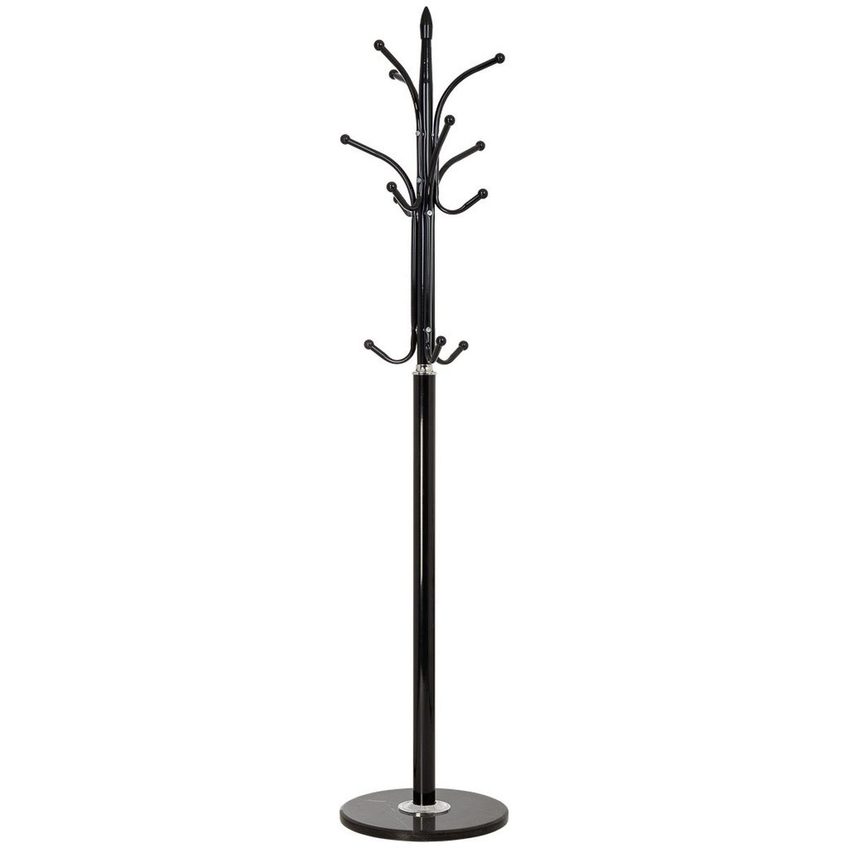 GARDEROBE aus metall - Schwarz, Metall (36/176/36cm) - Wanderlust